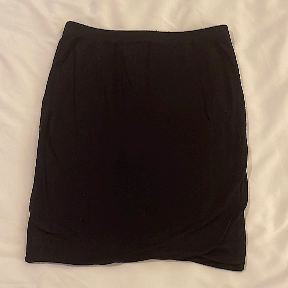 Lily white black stretchy pencil skirt